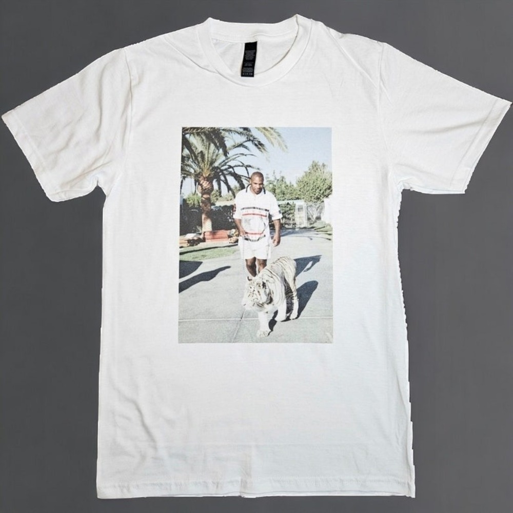 Mike Tyson And White Tiger T-shirt